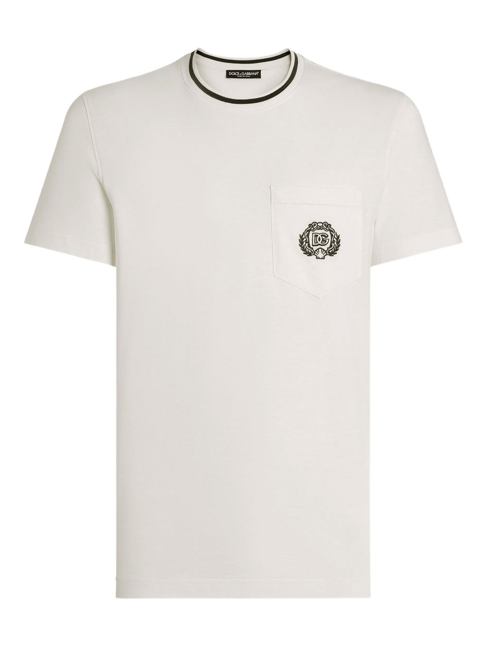 希少✨DOLCE & GABBANA ホワイトバード ピケ ポロTシャツ 50 メンズポロシャツ＆Tシャツ | ドルチェ＆ガッバーナ®